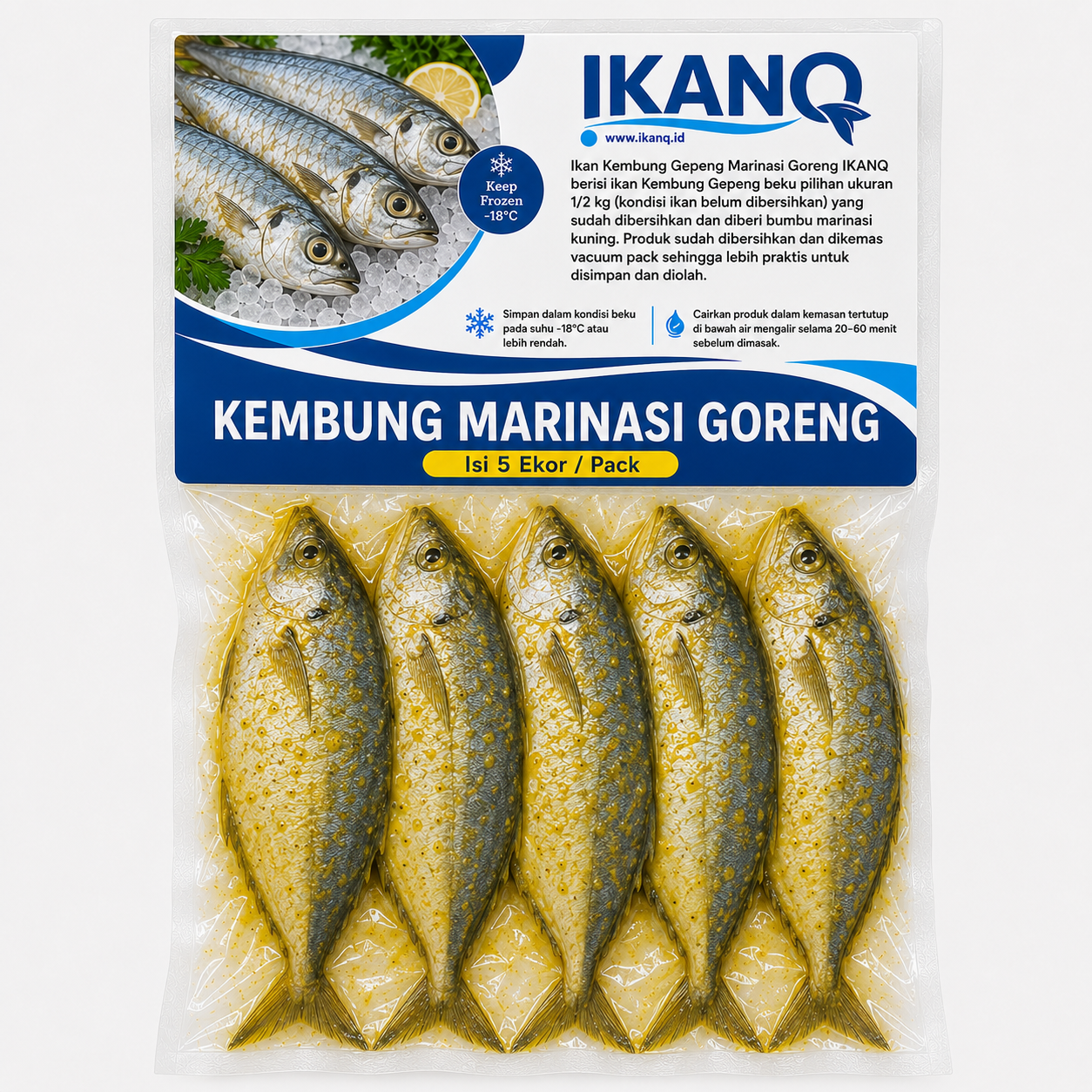 Kembung Gepeng Marinasi Goreng