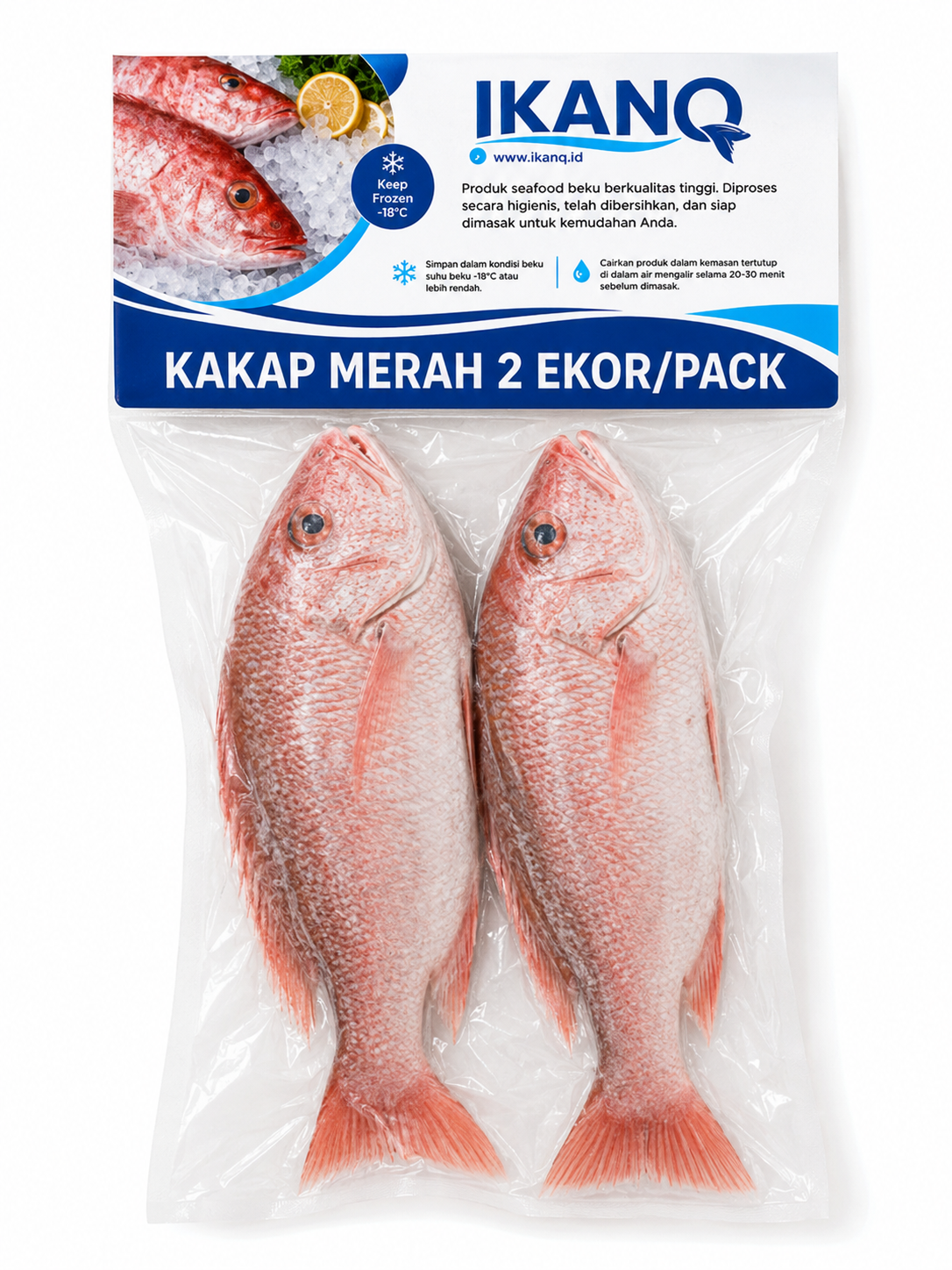 Kakap Merah 400 - 500gr 2 ekor/Pack